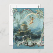 Die verzauberte Zuhause von Francois Boucher Postkarte (Vorne/Hinten)