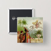 Die verzauberten des Pferdscheherazades Geschichte Button (Vorne & Hinten)