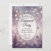 Die Verzauberung in der Bloom-Engagement-Partei st Einladung (Vorderseite)