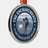 Die Verzauberungen (rd) Silbernes Ornament (Rechts)