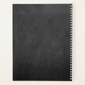 Die Verzierte Chalkboard-Hochzeitskollektion Planer (Rückseite)