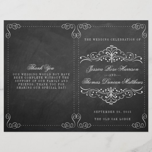Die Verzierte Chalkboard Wedding Collection - Prog (Vorderseite)