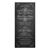 Die Verzierte Chalkboard Wedding Collection - Prog Werbekarte (Vorne)