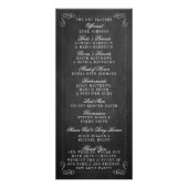Die Verzierte Chalkboard Wedding Collection - Prog Werbekarte (Hinten)