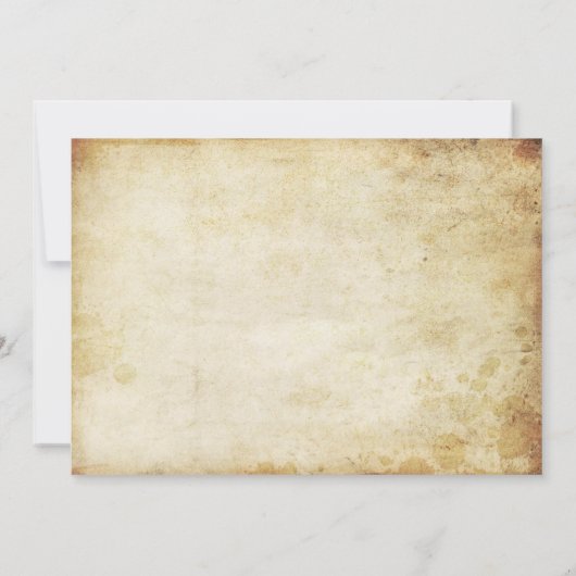 Die Verzierte, Geblüht Hochzeitskollektion des Jah Dankeskarte (Rückseite)