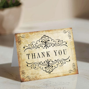 Die Verzierte, Geblüht Hochzeitskollektion des Jah Dankeskarte