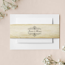 Die Verzierte, Geblüht Hochzeitskollektion des Jah Einladungsbanderole