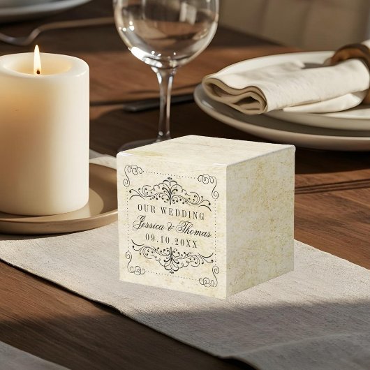 Die Verzierte, Geblüht Hochzeitskollektion des Jah Geschenkschachtel