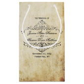 Die Verzierte, Geblüht Hochzeitskollektion des Jah Kleine Geschenktüte (Rückseite)