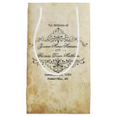 Die Verzierte, Geblüht Hochzeitskollektion des Jah Kleine Geschenktüte (Vorderseite)