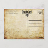 Die Verzierte, Geblüht Hochzeitskollektion des Jah Postkarte (Rückseite)