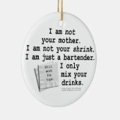 Die Verzierung des Barkeepers Keramik Ornament (Rechts)