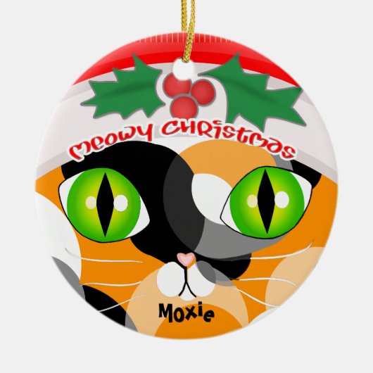 Die Verzierung des Keramik Ornament (Vorne)