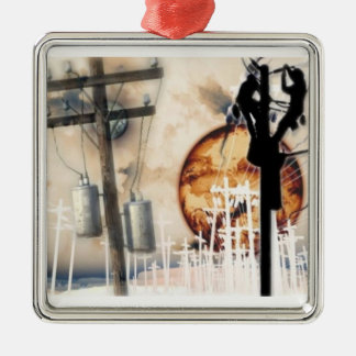 Die Verzierung des Störungssuchers Ornament Aus Metall