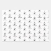 Die verzückte Feder Geschenkpapier Set (Vorderseite)