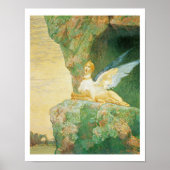 Die Verzweiflung der Sphinx, 1890 Poster (Vorne)