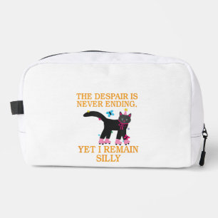 Die Verzweiflung endet nie, aber ich bleibe Albern Waschbeutel