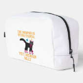 Die Verzweiflung endet nie, aber ich bleibe Albern Waschbeutel (Rechte Ecke)