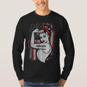 Die Veteran der Frau - Veteran der Mama der starke T-Shirt