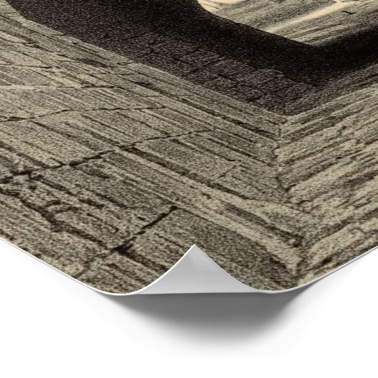 Die Via Dolorosa in Jerusalem Poster (Ecke)