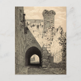 Die Via Dolorosa in Jerusalem Postkarte