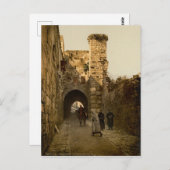 Die Via Dolorosa in Jerusalem Postkarte (Vorne/Hinten)