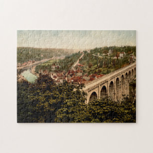 Die Viadukt Dinan Frankreich Puzzle