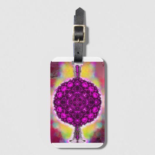 Die Vibration des Lichts Gepäckanhänger (Vorderseite Vertikal)