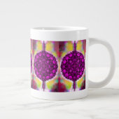 Die Vibration des Lichts Jumbo-Tasse (Rechts)