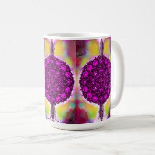 Die Vibration des Lichts Kaffeetasse (VorderseiteRechts)