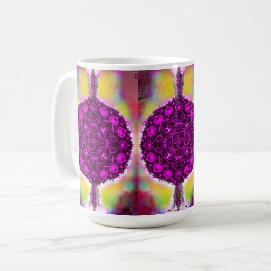 Die Vibration des Lichts Kaffeetasse (Vorderseite Links)