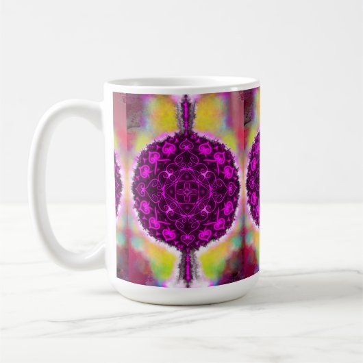 Die Vibration des Lichts Kaffeetasse (Links)