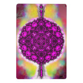 Die Vibration des Lichts Mini Klemmbrett (Rückseite)