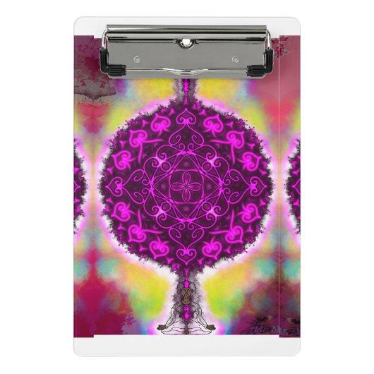 Die Vibration des Lichts Mini Klemmbrett (Vorderseite)