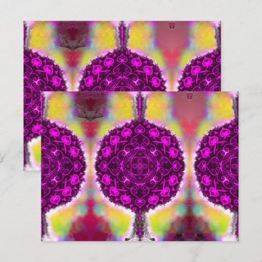 Die Vibration des Lichts Postkarte (Vorne/Hinten)