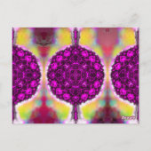 Die Vibration des Lichts Postkarte (Rückseite)