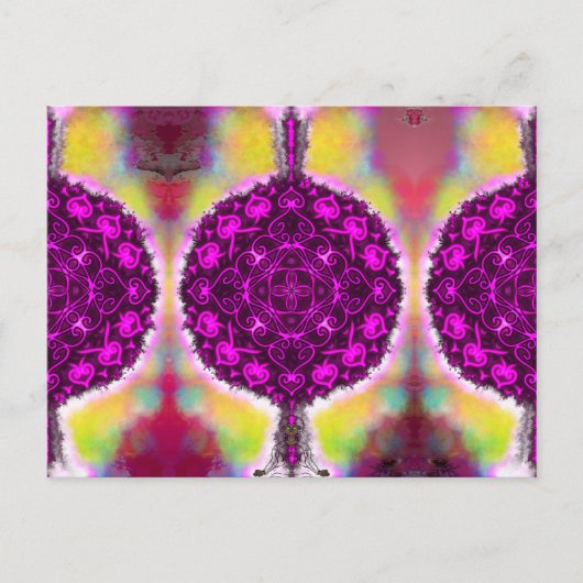 Die Vibration des Lichts Postkarte (Vorderseite)