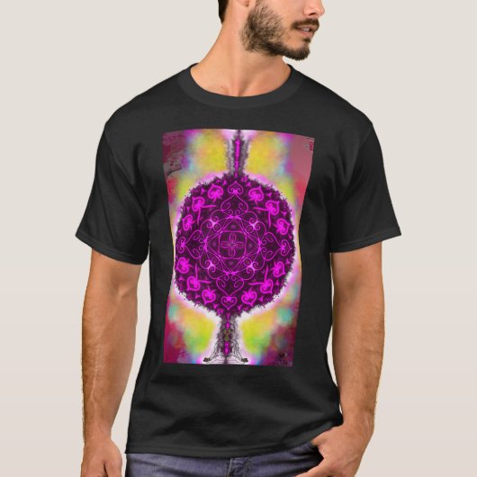 Die Vibration des Lichts T-Shirt (Vorderseite)