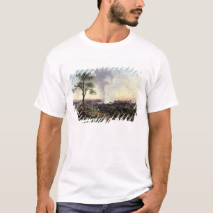 Die Victoriafälle am Sonnenaufgang, mit "dem T-Shirt