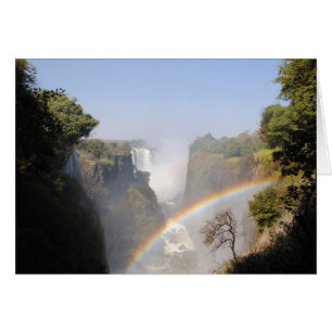 Die Victoriafälle-Regenbogen
