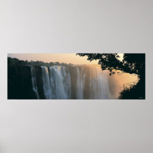 Die Victoriafälle, Simbabwe, Afrika Poster