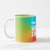 Die Videogeschäfts-Tasse Zweifarbige Tasse (Links)