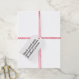 Die Viel Glück-Gift-Tags Geschenkanhänger