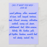 DIE VIELEN DEFINITIONEN EINER GESAMTEN INVITATION