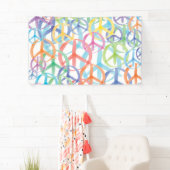 Die vielen Farben des Friedens Banner (Insitu)