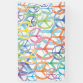 Die vielen Farben des Friedens Banner (Vertikal)