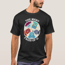 Die vielen Gesichter der KI (Künstliche Intelligen T-Shirt