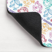 Die vielen Gesichter der kleinen Miss Sunshine Mousepad (Ecke)