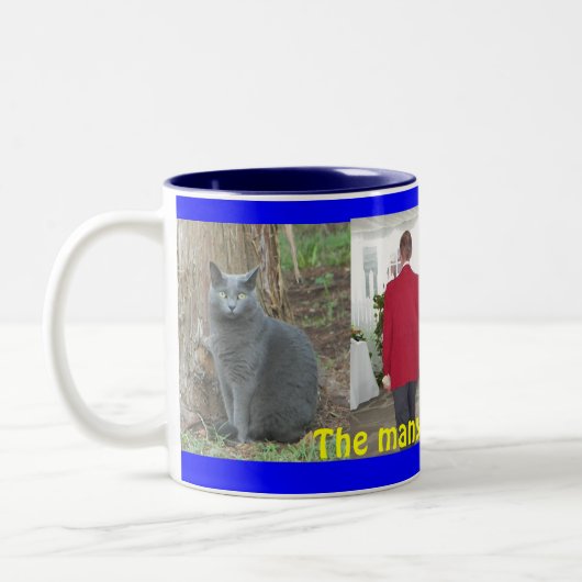 Die vielen Gesichter der Liebe Zweifarbige Tasse (Links)