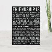 DIE VIELEN GRÜNDE **WIR SIND BESTE FREUNDE** GEBUR KARTE (Vorderseite)